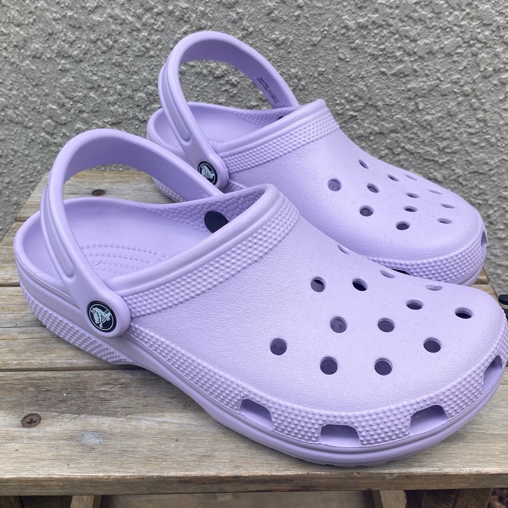 NWT Crocs Lavender Clogs
